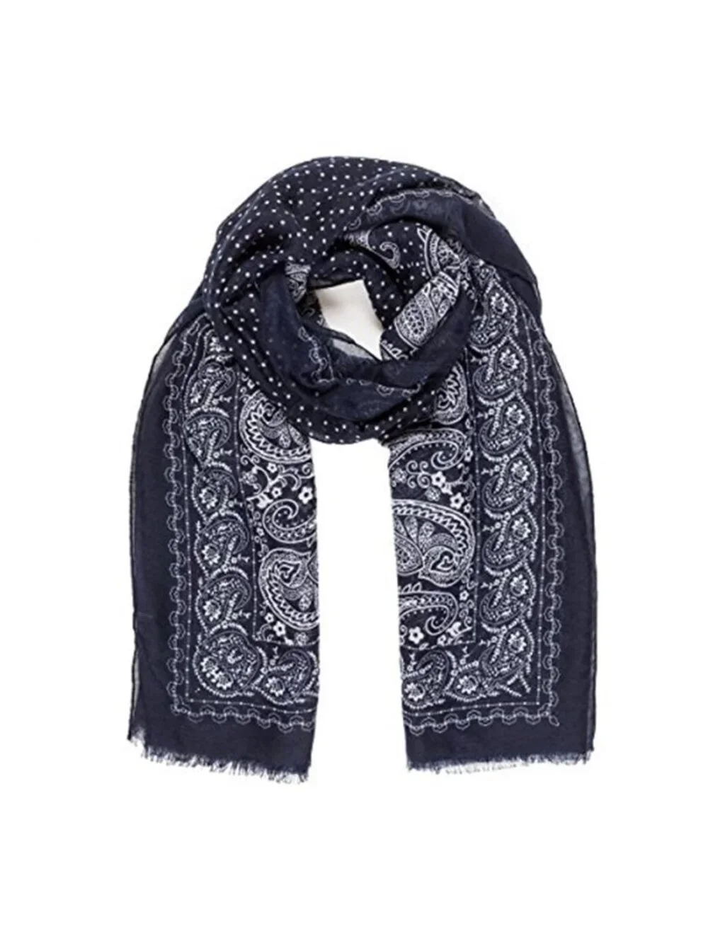 Men's Scarf Lightweight Paisley Fashion Scarves
